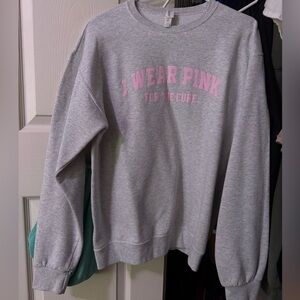 Breast cancer crewneck